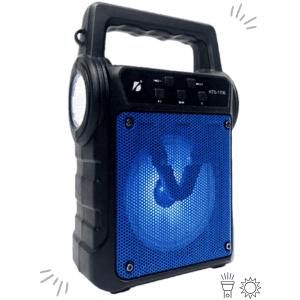 Parlante KTS-1706 | Bluetooth, solar, linterna, USB,...