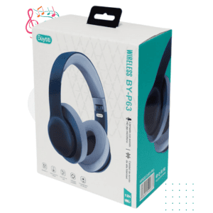 Audífonos BY-P63 Bluetooth Azul, Crema