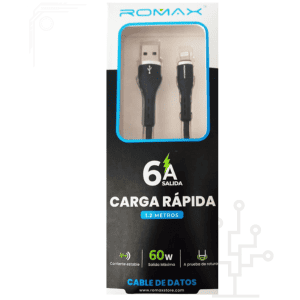 Cargador IPhone Romax Carga Rápida de 6A